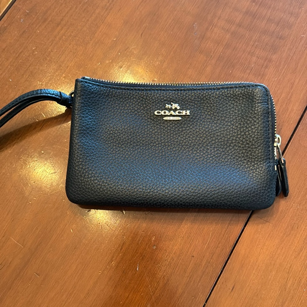 Black Coach wallet. EUC